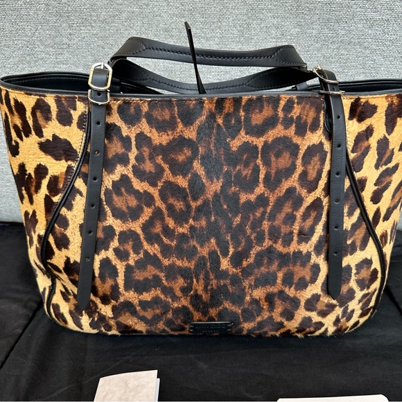 Jimmy Choo Varenne Tote Natural Degrade Leopard Print Pony Large Bag calf hair - Picture 5 of 8